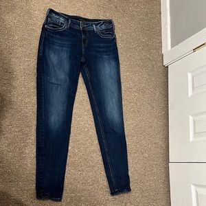 Suki Super Skinny Silver Jeans